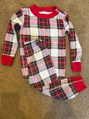 Hanna Andersson Family Holiday Plaid Pajamas 3T